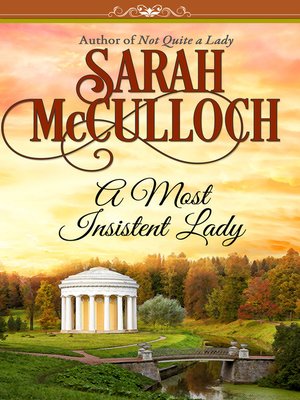 cover image of A Most Insistent Lady